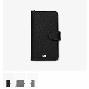 Michael Kors Leather folio case for iPhone X/XS